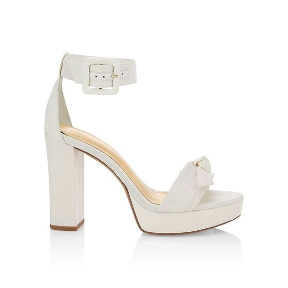 Alexandre Birman Shoes - Alexandre Birman
Clarita Leather & Textile Platform Sandals